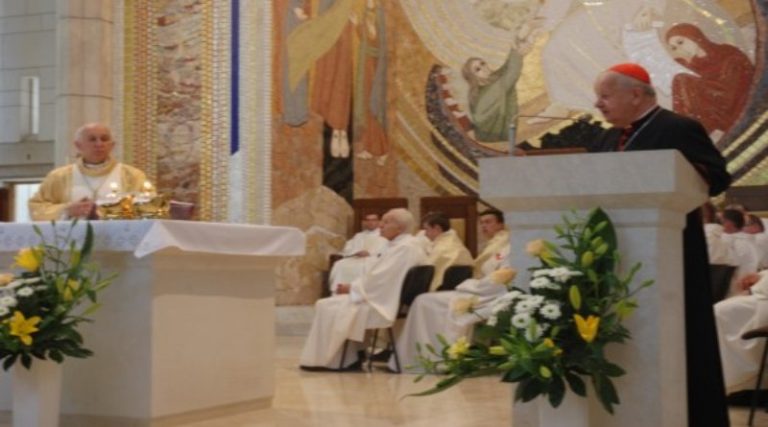 Pielgrzymka wiernych archidiecezji częstochowskiej do Krakowa-Łagiewnik w Roku Miłosierdzia.