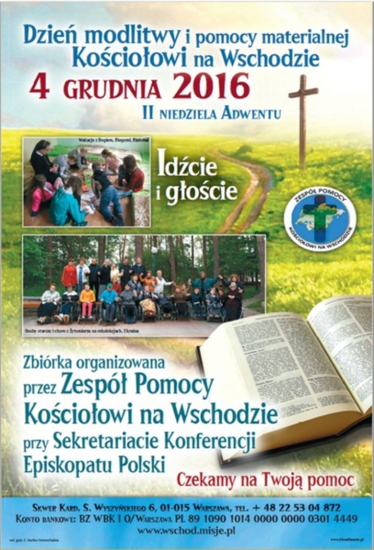 POMOC KOŚCIOŁOWI NA WSCHODZIE