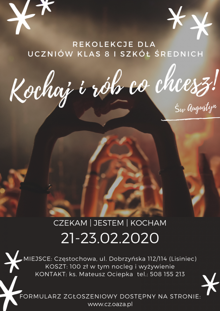 Rekolekcje dla młodzieży