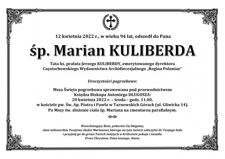 Pogrzeb Taty ks. prałata Jerzego Kuliberdy