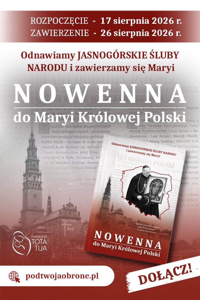 Nowenna przed uroczystością Matki Bożej Częstochowskiej