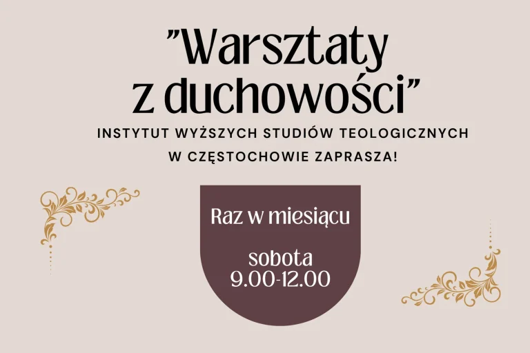 „WARSZTATY Z DUCHOWOŚCI”- III EDYCJA 2026/2027